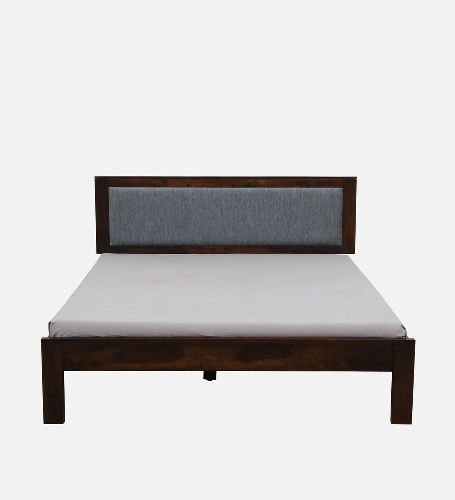 Narvik Sheesham Wood Queen Size Bed In Provincial Teak Finish