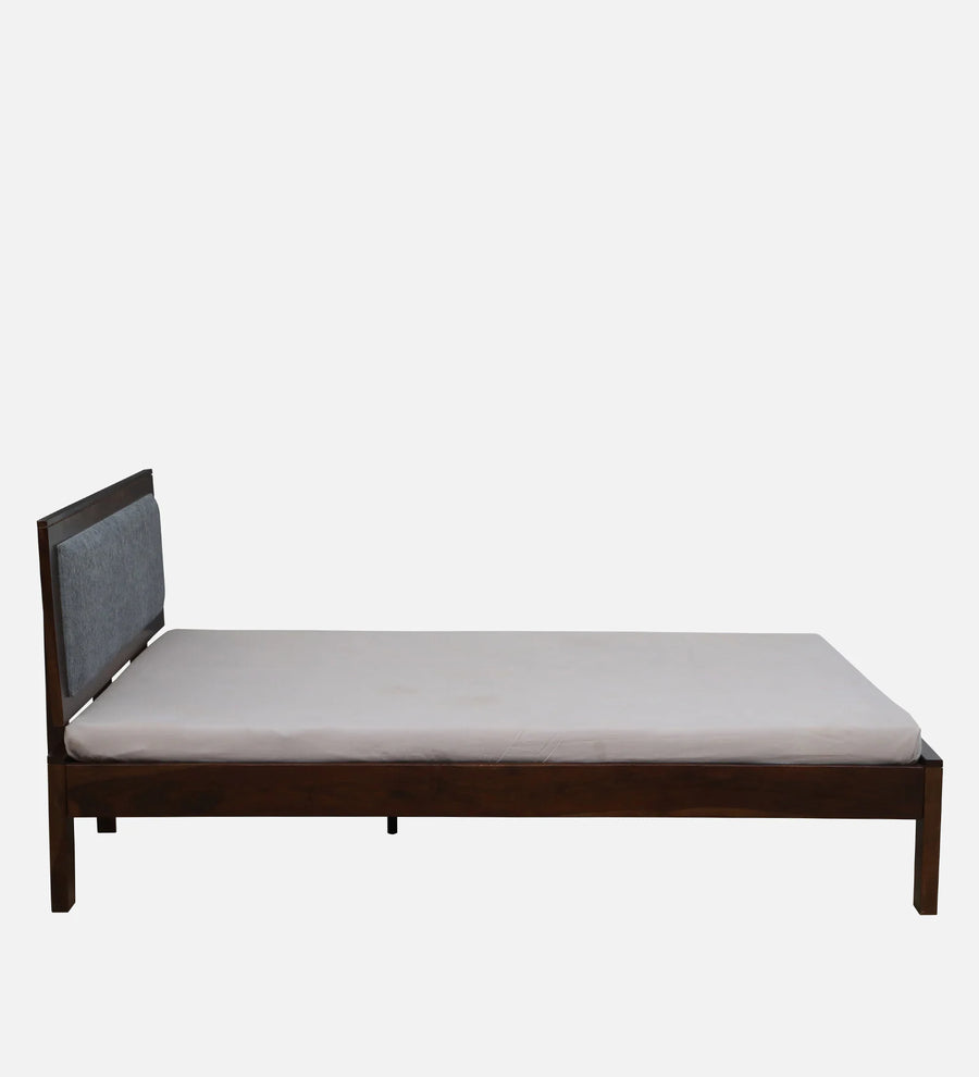 Narvik Sheesham Wood Queen Size Bed In Provincial Teak Finish