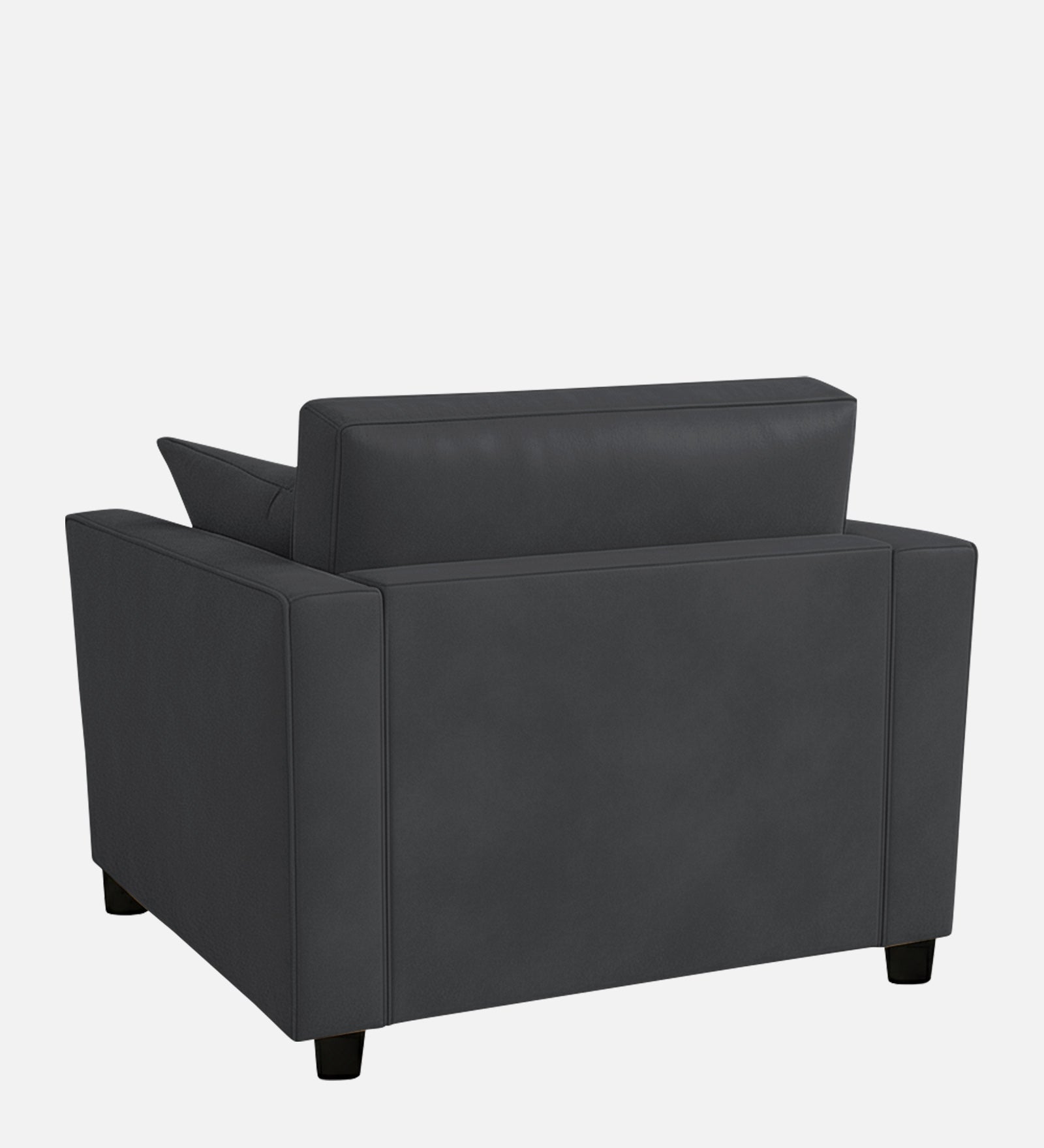 Nestin Velvet 1 Seater Sofa In Davy Grey Colour - Febonic Living