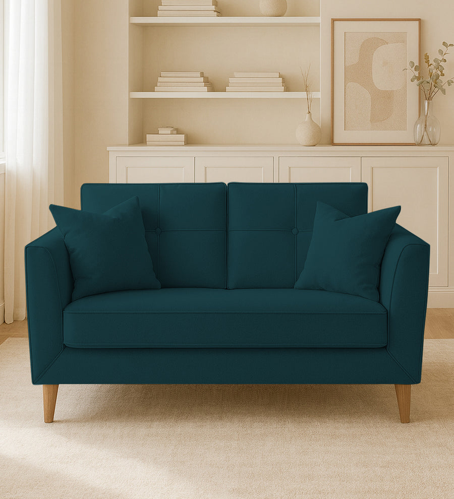 Nestin  2 Seater Velvet Sofa - Arabian Green by Febonic Living