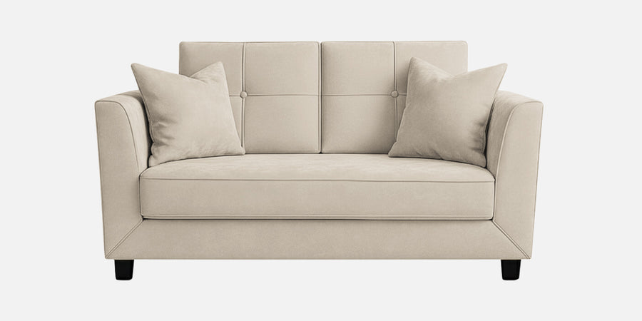 Nestin Velvet 2 Seater Sofa In Camel Beige Colour - Febonic Living