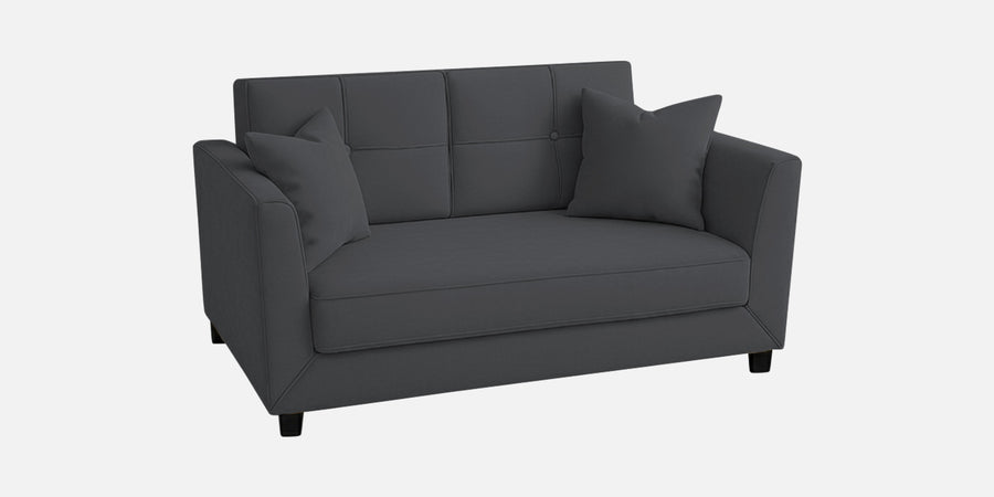 Nestin Velvet 2 Seater Sofa In Davy Grey Colour - Febonic Living