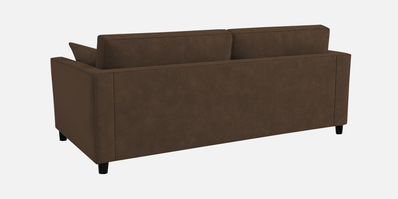 Nestin Velvet 3 Seater Sofa In Mocha Brown Colour - Febonic Living