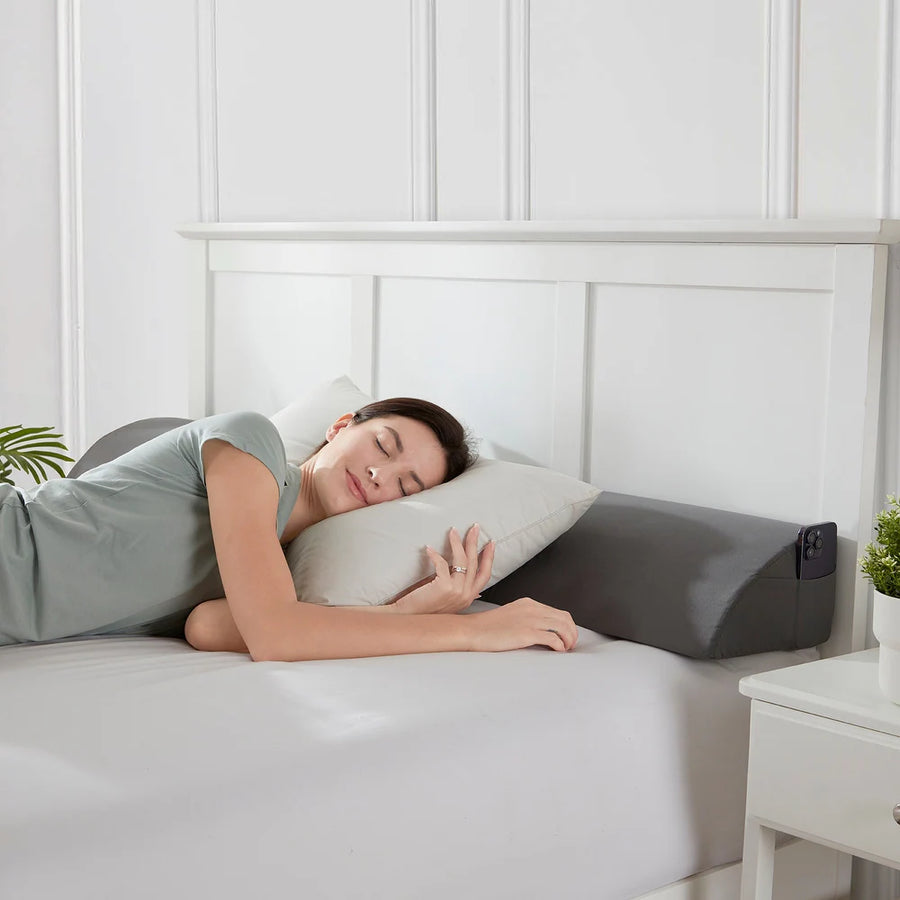 Marjo Bed Rest Wegde Gap Pillow With Pockets - Febonic Living