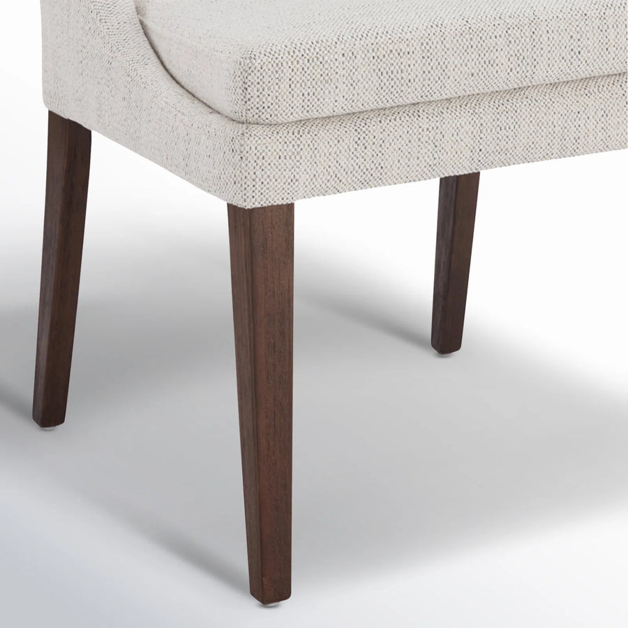 Tisara Fabric Side Chair In Fawn Beige Colour Set Of 2 - Febonic Living
