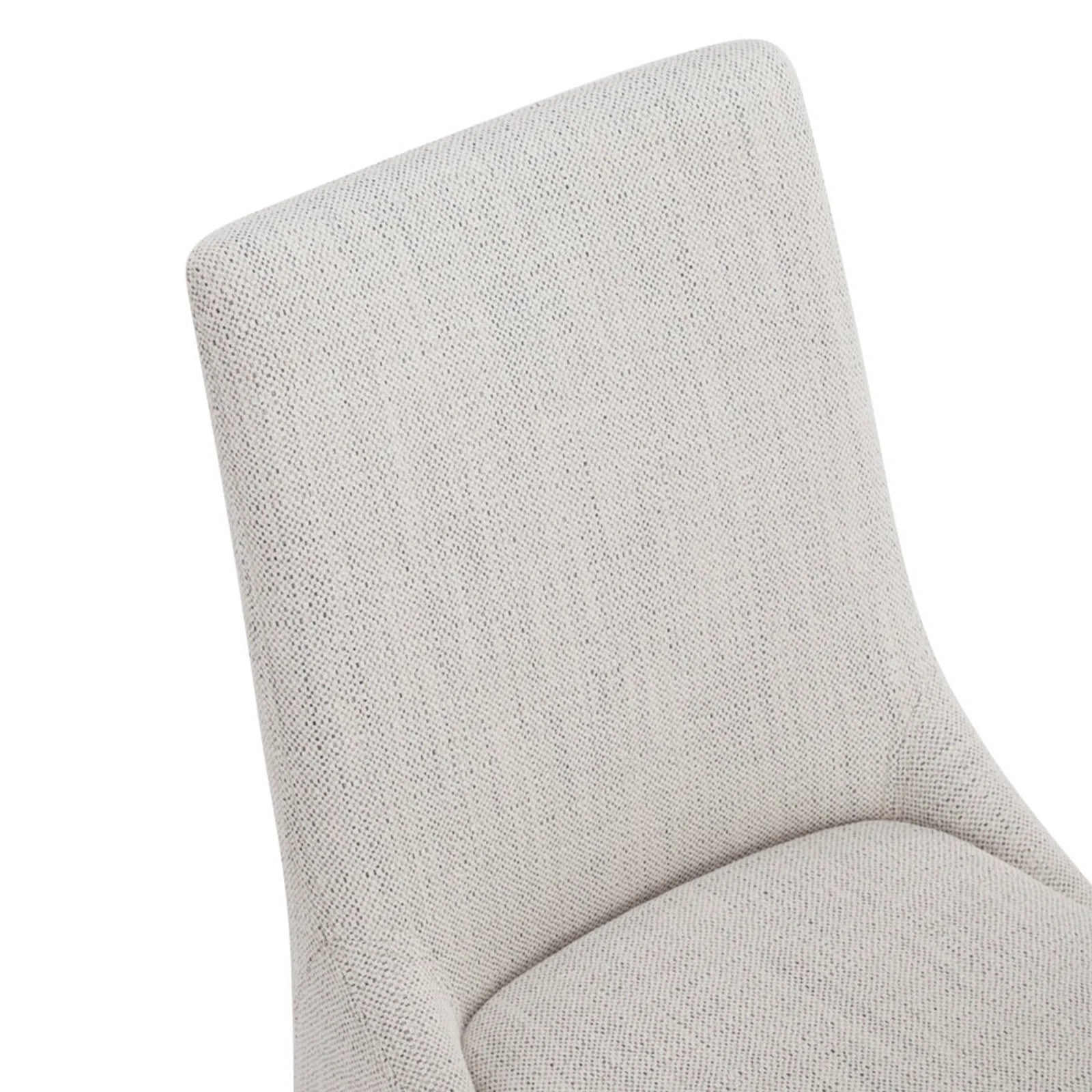 Tisara Fabric Side Chair In Fawn Beige Colour (Set of 2)