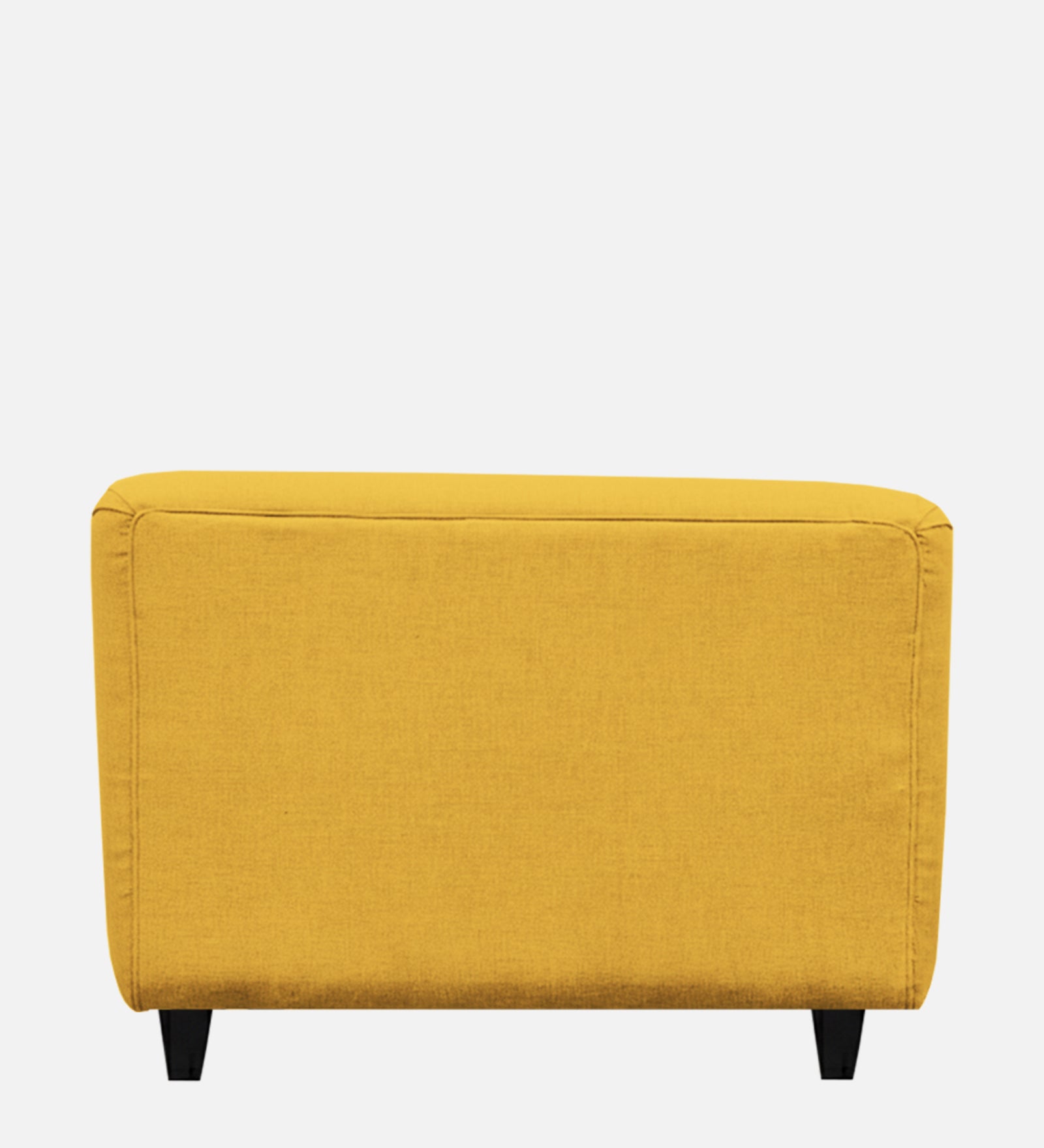 Niki Fabric 1 Seater Sofa In Bold Yellow Colour - Febonic Living