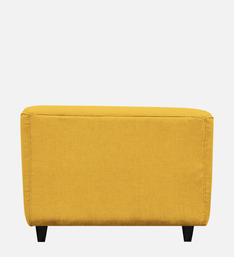 Niki Fabric 1 Seater Sofa In Bold Yellow Colour - Febonic Living