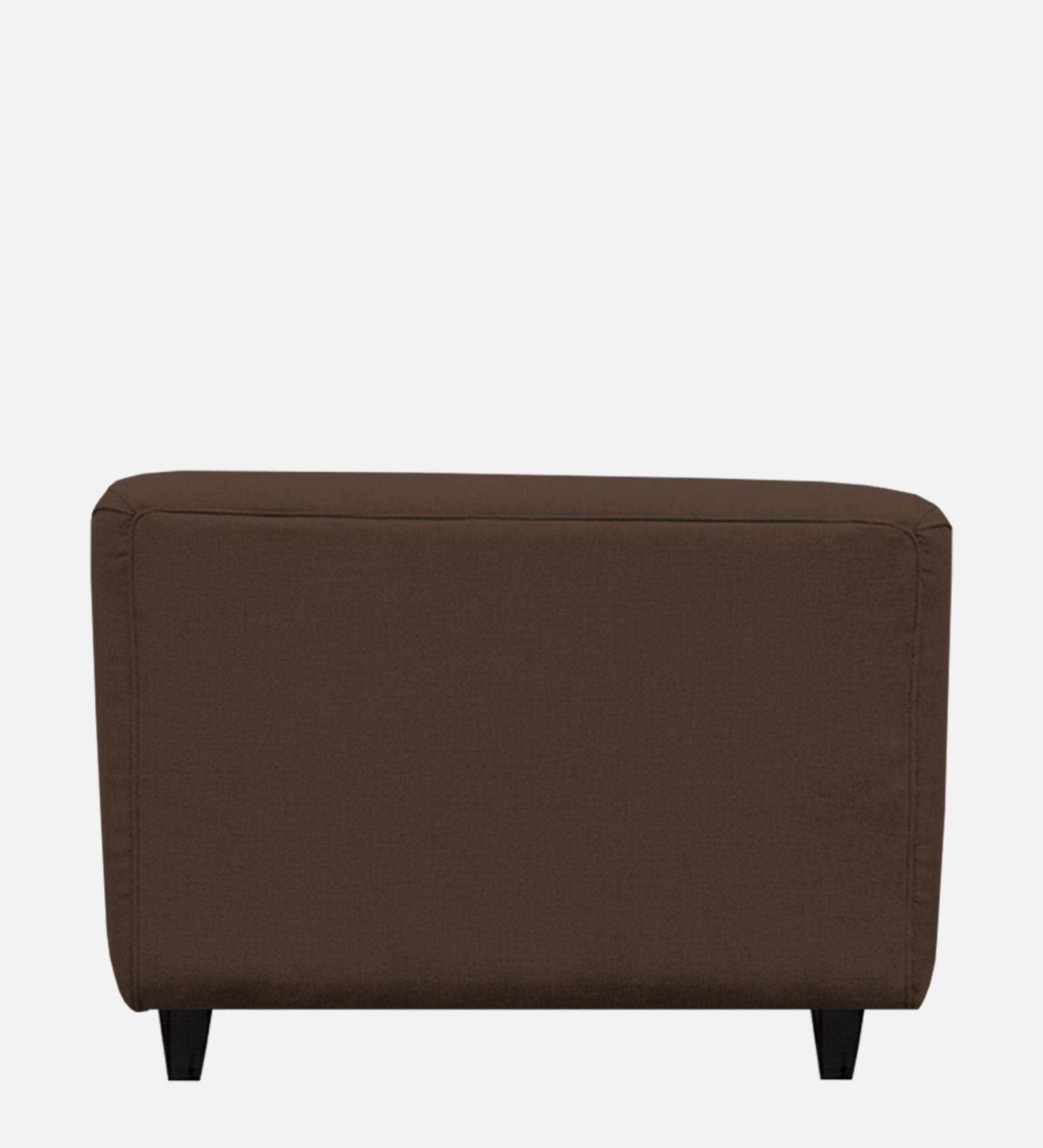 Niki Fabric 1 Seater Sofa In Coffee Brown Colour - Febonic Living