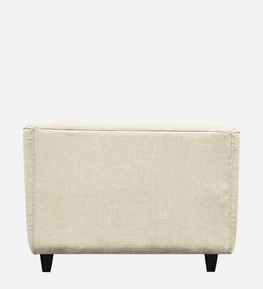 Niki Fabric 1 Seater Sofa In Ivory Cream Colour - Febonic Living