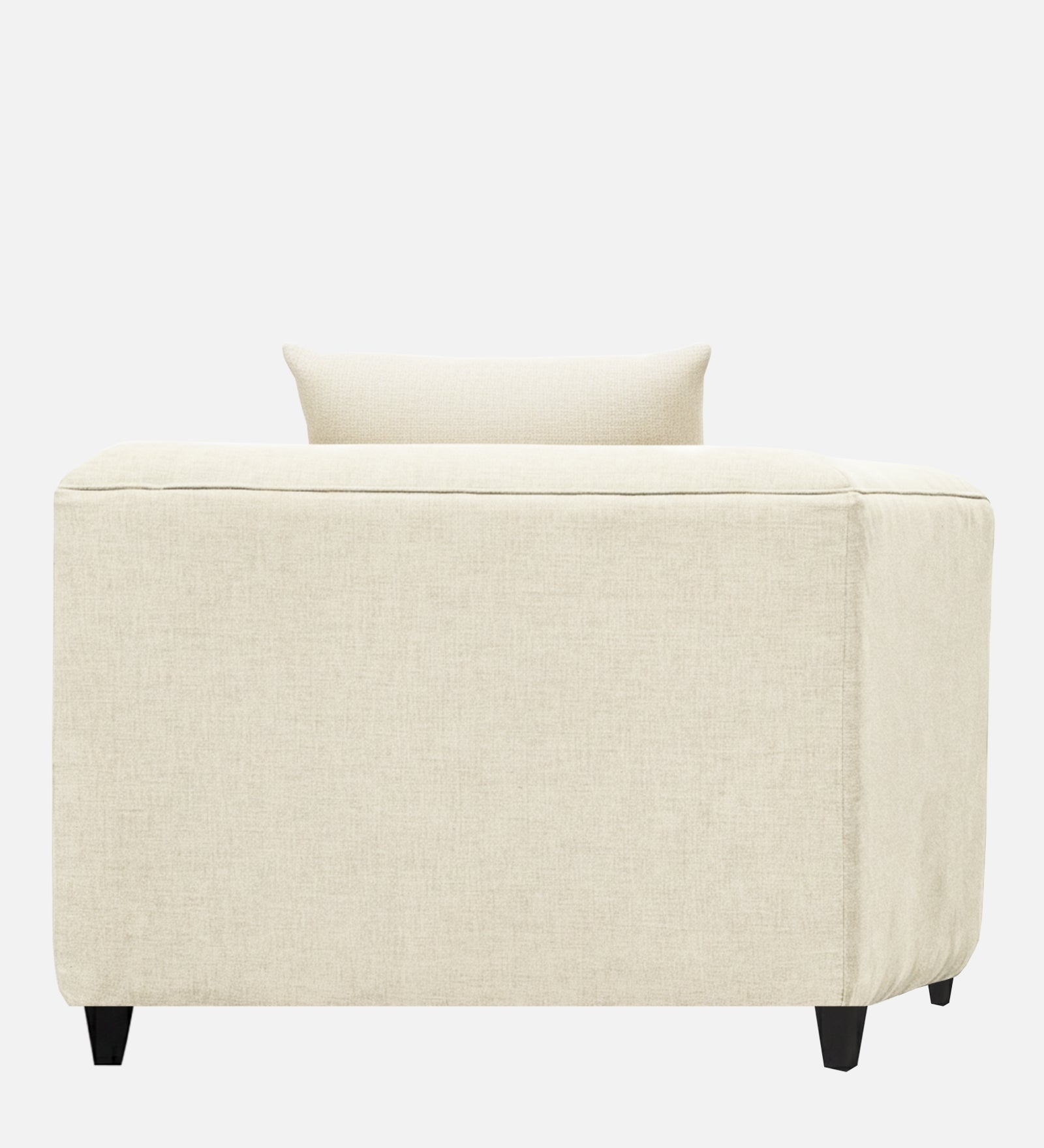 Niki Fabric 1 Seater Sofa In Ivory Cream Colour - Febonic Living