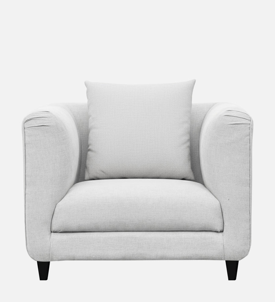Niki Fabric 1 Seater Sofa In Lit Grey Colour - Febonic Living