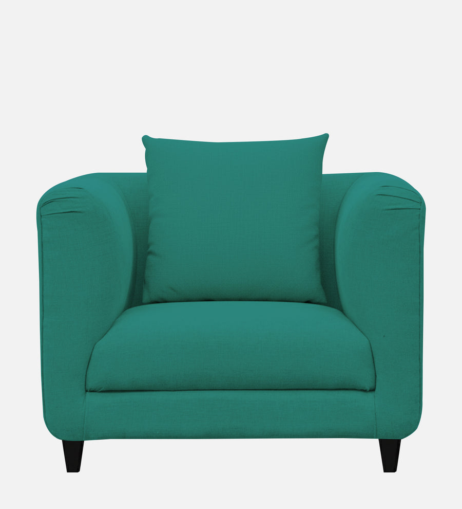 Niki Fabric 1 Seater Sofa In Sea Green Colour - Febonic Living
