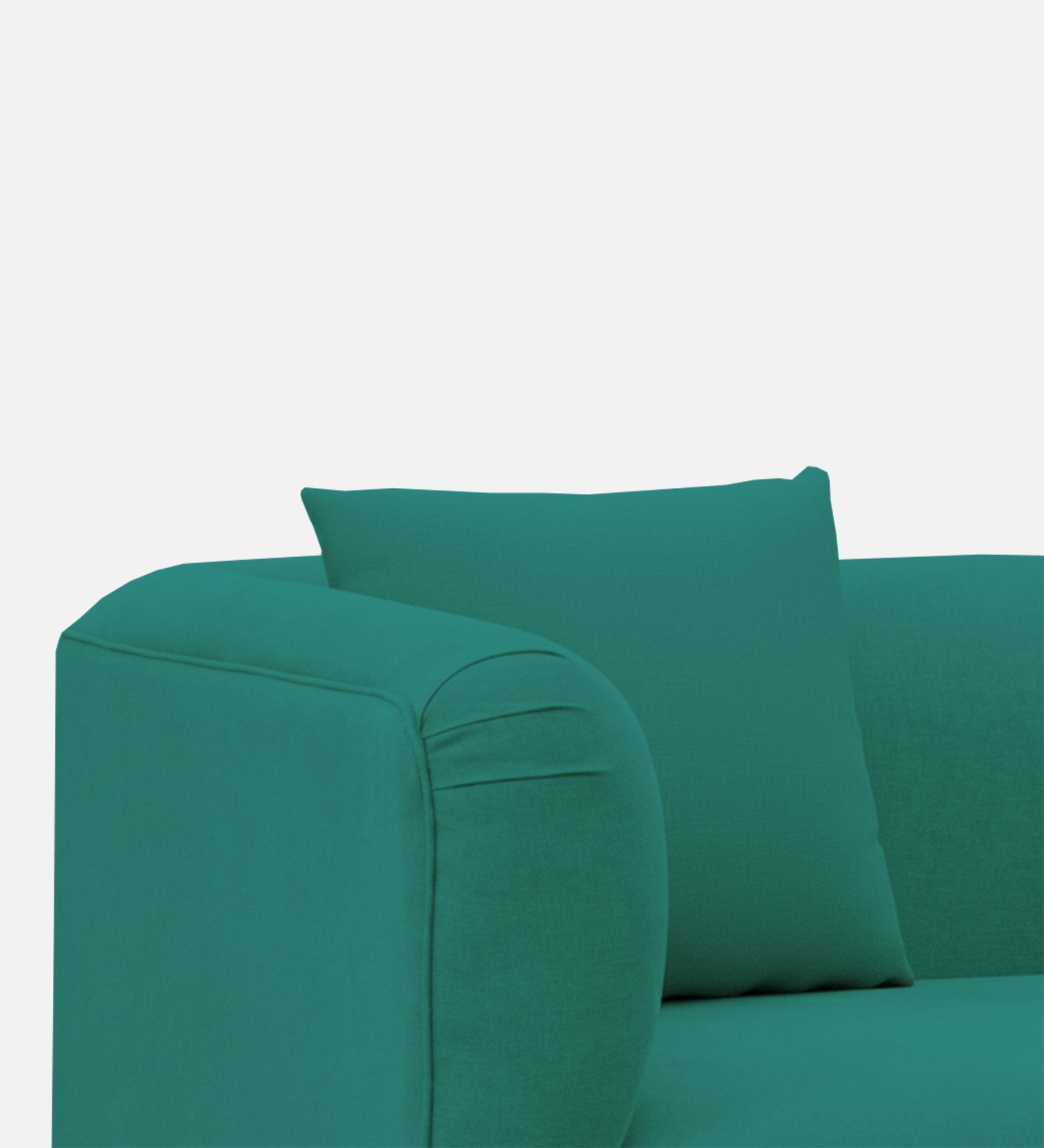Niki Fabric 1 Seater Sofa In Sea Green Colour - Febonic Living