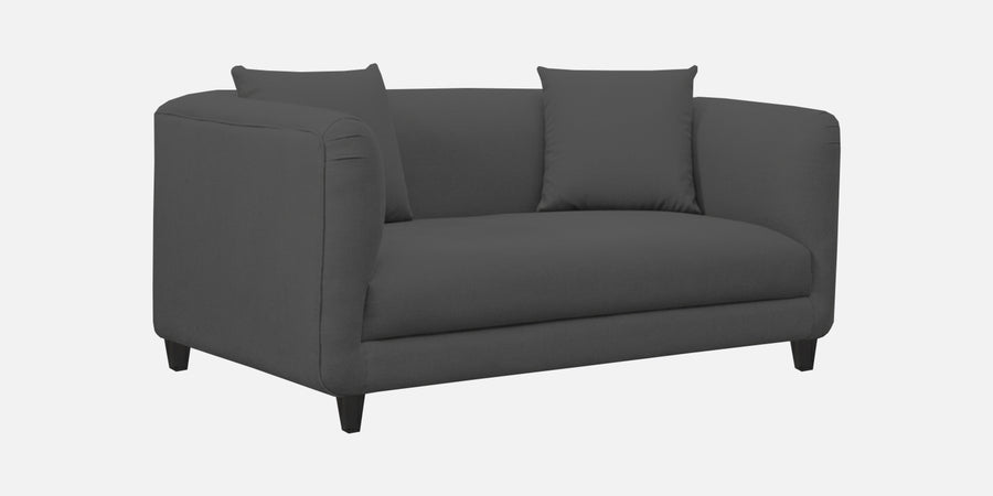 Niki Fabric 2 Seater Sofa In Charcoal Grey Colour - Febonic Living