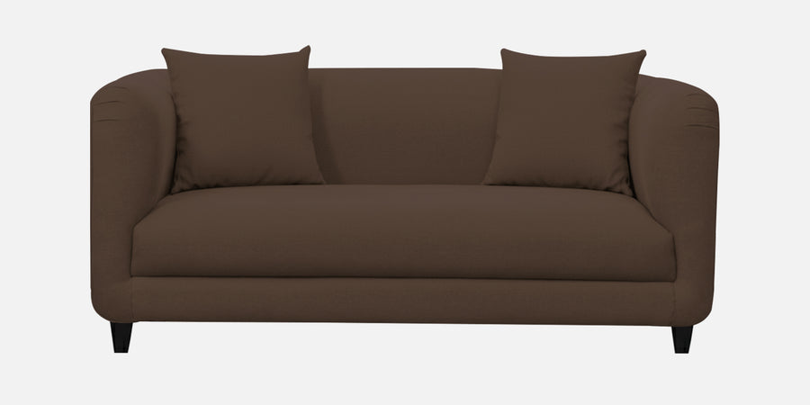 Niki Fabric 2 Seater Sofa In Coffee Brown Colour - Febonic Living