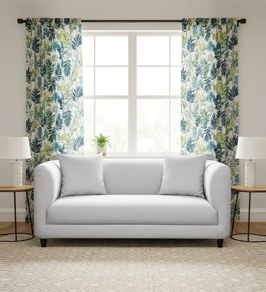 Niki  2 Seater Fabric Sofa - Lit Grey by Febonic Living