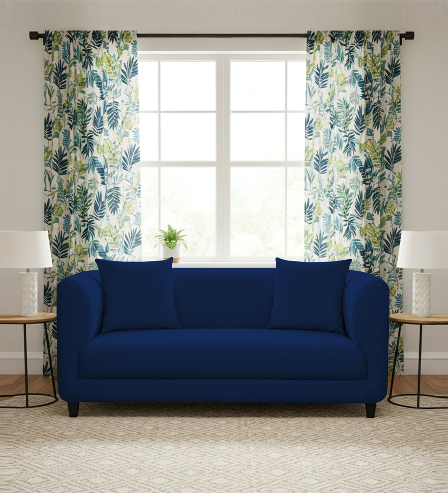 Niki  2 Seater Fabric Sofa - Royal Blue by Febonic Living