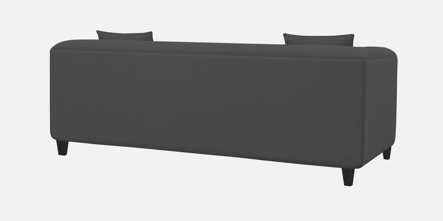 Niki Fabric 3 Seater Sofa In Charcoal Grey Colour - Febonic Living