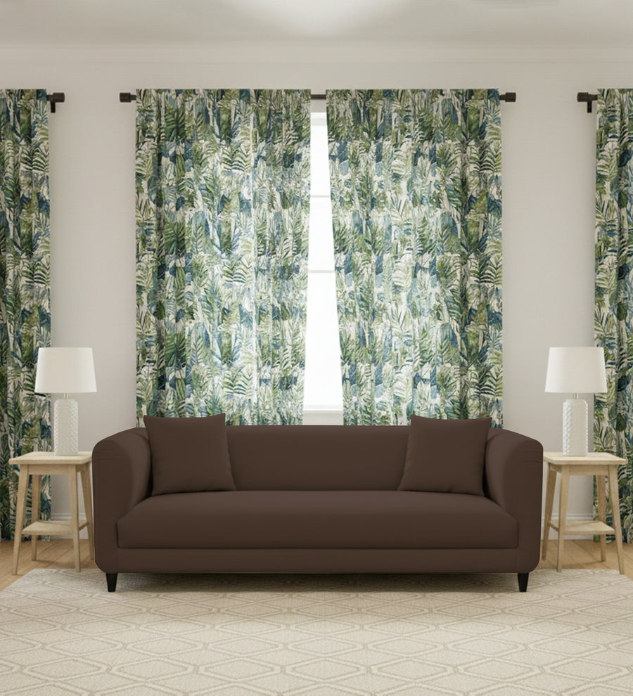 Niki 3 Seater Fabric Sofa - Coffee Brown by Febonic Living