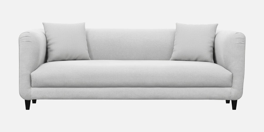Niki Fabric 3 Seater Sofa In Lit Grey Colour - Febonic Living