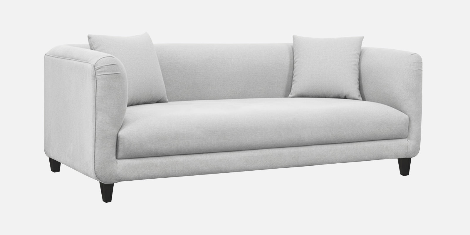 Niki Fabric 3 Seater Sofa In Lit Grey Colour - Febonic Living