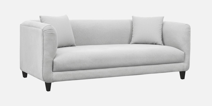 Niki Fabric 3 Seater Sofa In Lit Grey Colour - Febonic Living