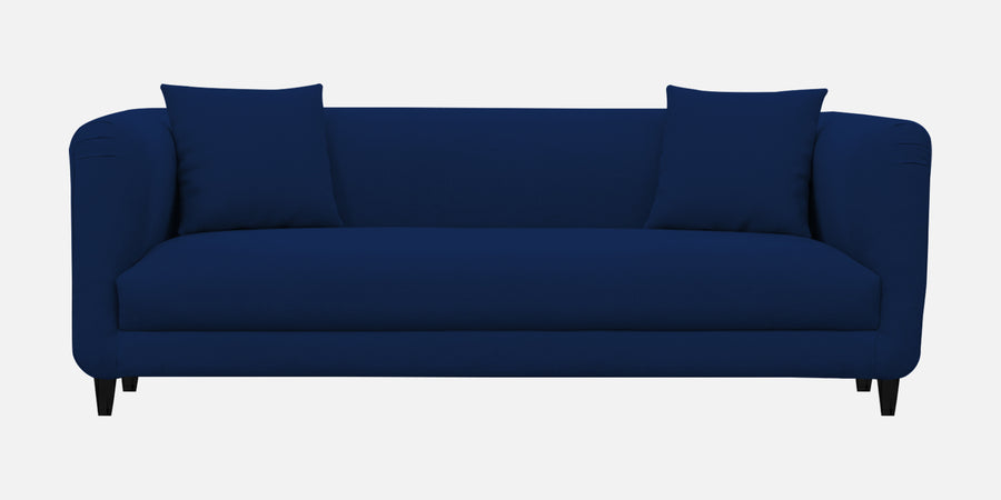 Niki Fabric 3 Seater Sofa In Royal Blue Colour - Febonic Living