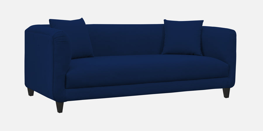 Niki Fabric 3 Seater Sofa In Royal Blue Colour - Febonic Living