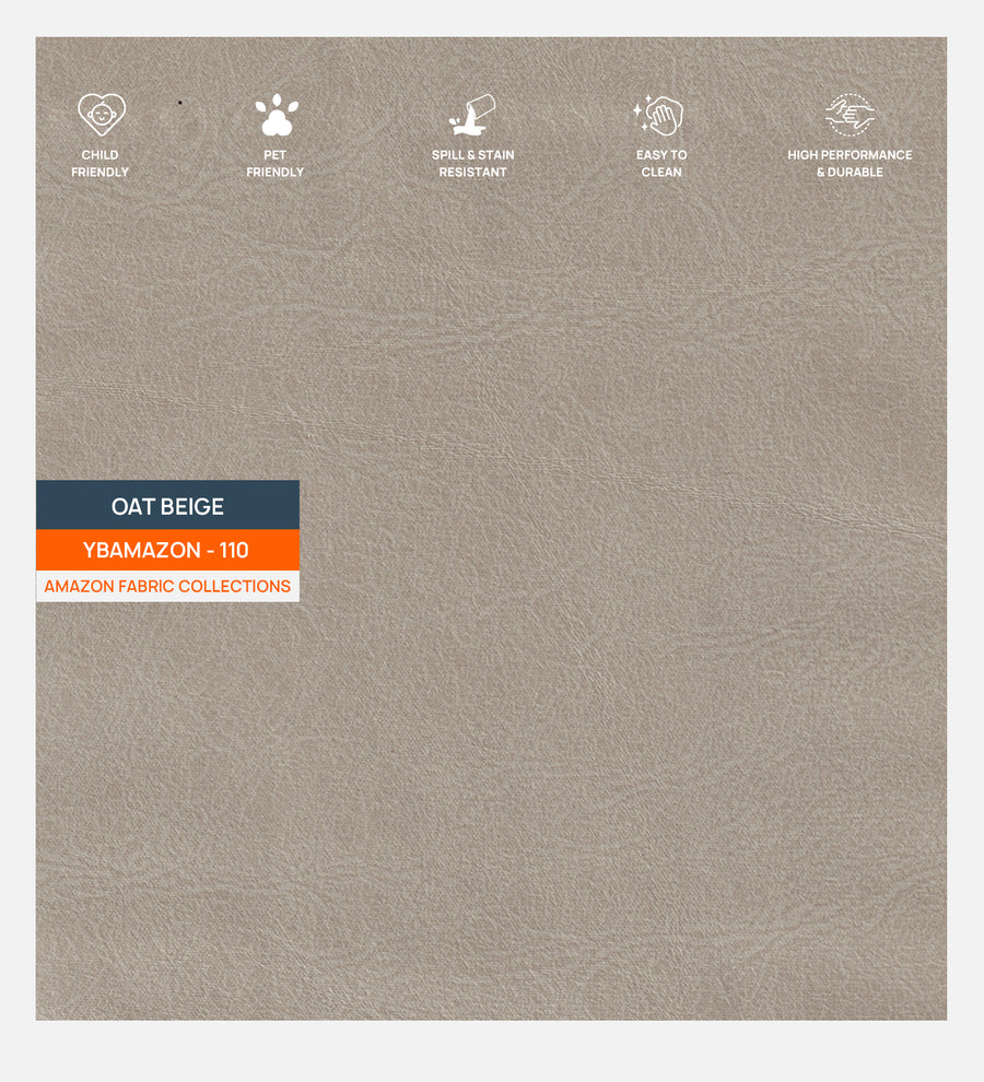 Textured suede Fabric Oat Beige 110 Code by Febonic Living