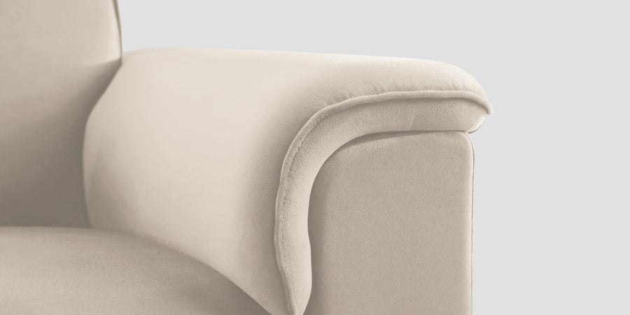 Ocean Velvet Rhs Sectional Sofa 2 Lounger In Camel Beige Colour - Febonic Living