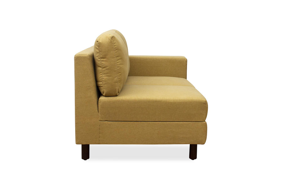 Betty Fabric 8 Seater Corner Sofa In Yellow Colour - Febonic Living
