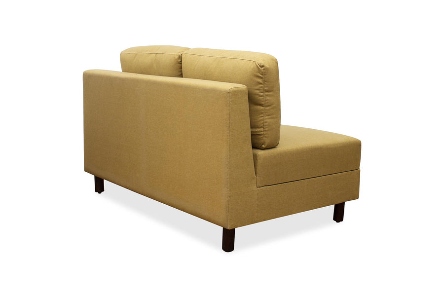 Betty Fabric 8 Seater Corner Sofa In Yellow Colour - Febonic Living