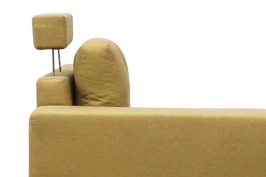 Betty Fabric 8 Seater Corner Sofa In Yellow Colour - Febonic Living