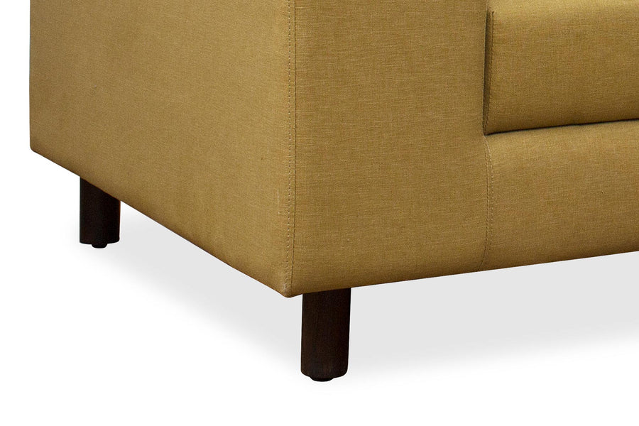 Betty Fabric 8 Seater Corner Sofa In Yellow Colour - Febonic Living