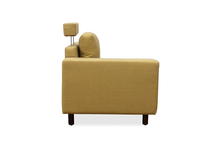 Betty Fabric 8 Seater Corner Sofa In Yellow Colour - Febonic Living