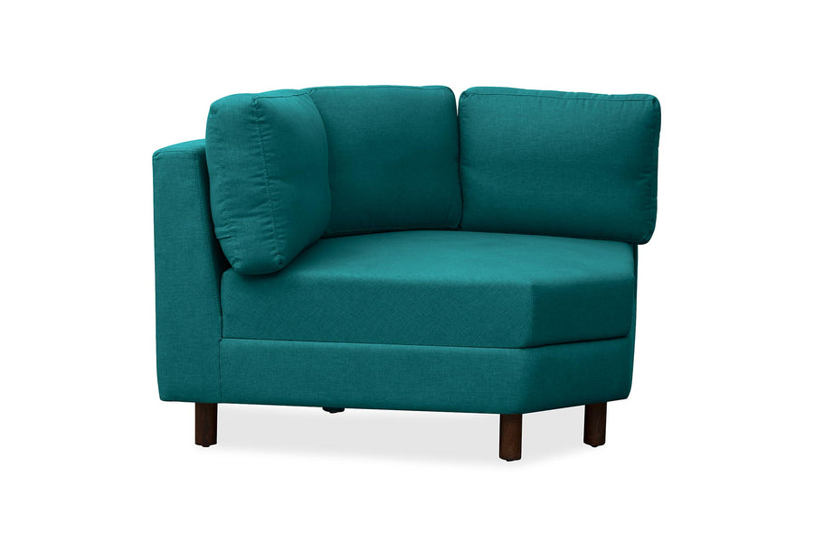 Betty Fabric 8 Seater Corner Sofa In Sea Green Colour - Febonic Living