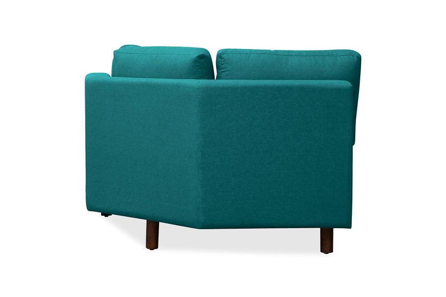 Betty Fabric 8 Seater Corner Sofa In Sea Green Colour - Febonic Living