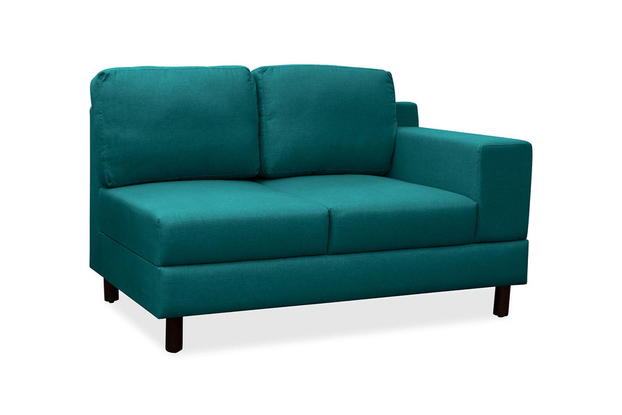 Betty Fabric 8 Seater Corner Sofa In Sea Green Colour - Febonic Living