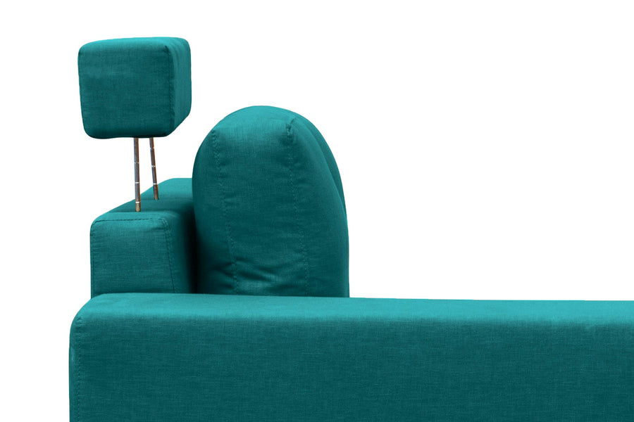 Betty Fabric 8 Seater Corner Sofa In Sea Green Colour - Febonic Living