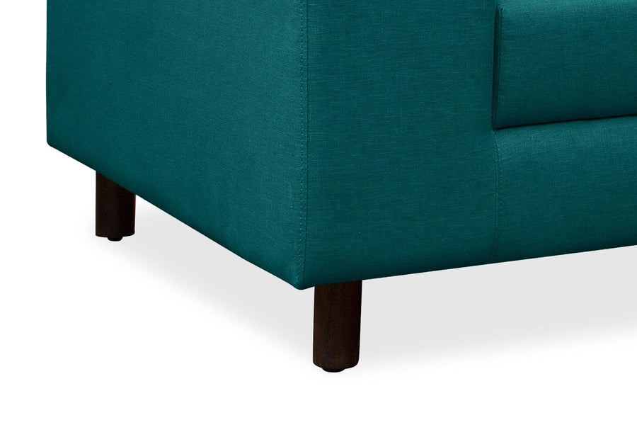 Betty Fabric 8 Seater Corner Sofa In Sea Green Colour - Febonic Living