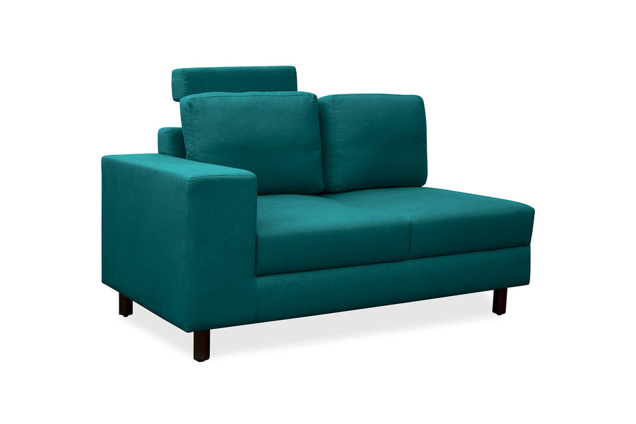 Betty Fabric 8 Seater Corner Sofa In Sea Green Colour - Febonic Living