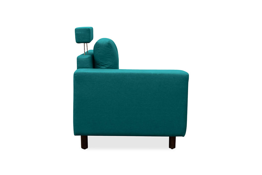 Betty Fabric 8 Seater Corner Sofa In Sea Green Colour - Febonic Living