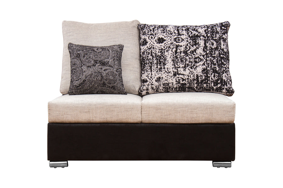 Mabel Fabric 8 Seater Lhs Corner Sofa In Ivory Cream Colour - Febonic Living