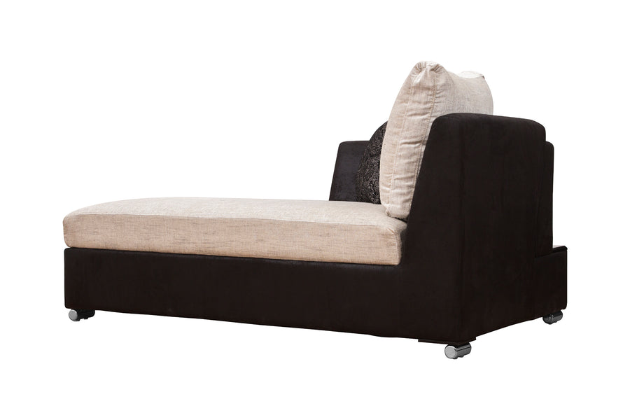 Mabel Fabric 8 Seater Lhs Corner Sofa In Ivory Cream Colour - Febonic Living