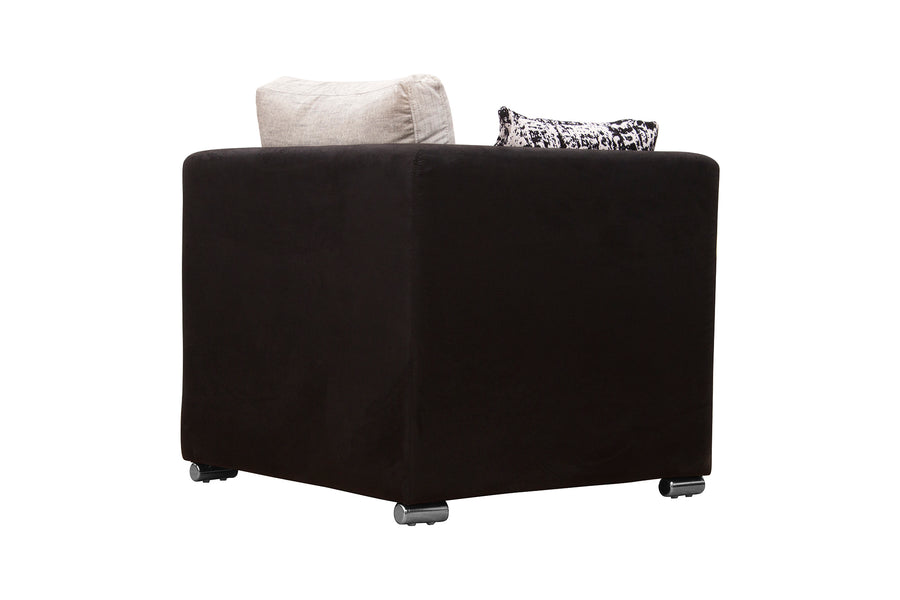 Mabel Fabric 8 Seater Rhs Corner Sofa In Ivory Cream Colour - Febonic Living