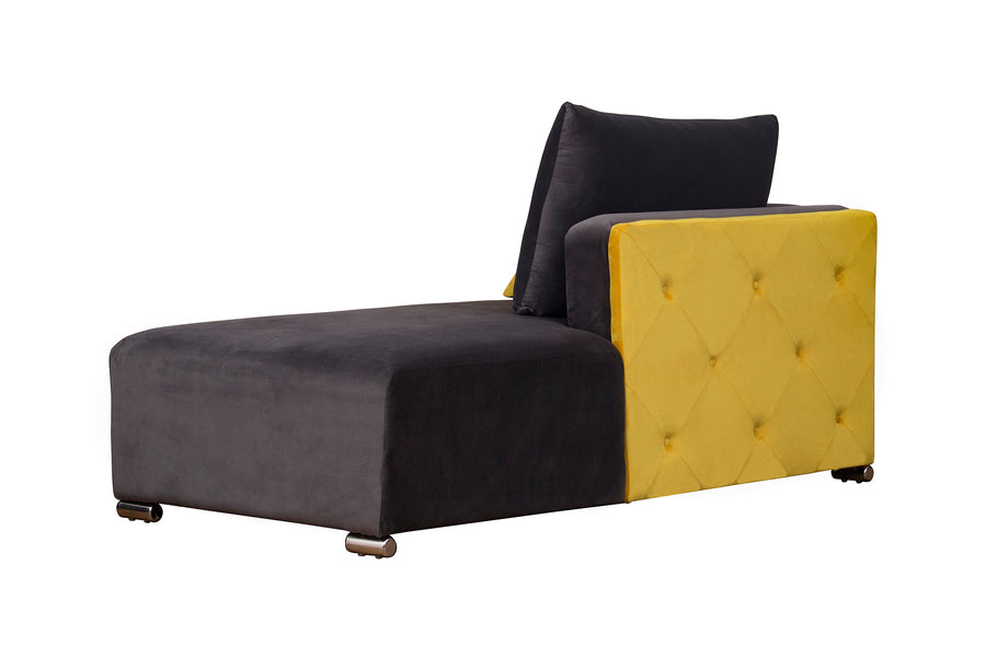 Rita Velvet 8 Seater Corner Sofa In Mocha Brown Colour - Febonic Living