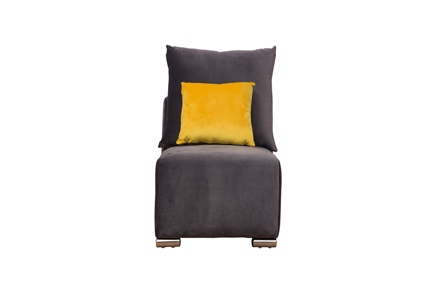 Rita Velvet 8 Seater Corner Sofa In Mocha Brown Colour - Febonic Living