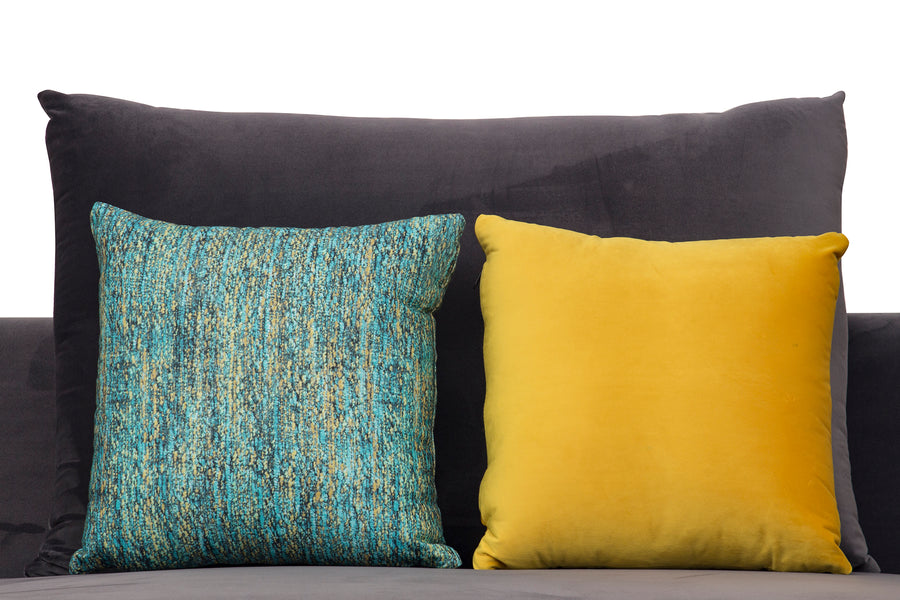 Rita Velvet 8 Seater Corner Sofa In Mocha Brown Colour - Febonic Living