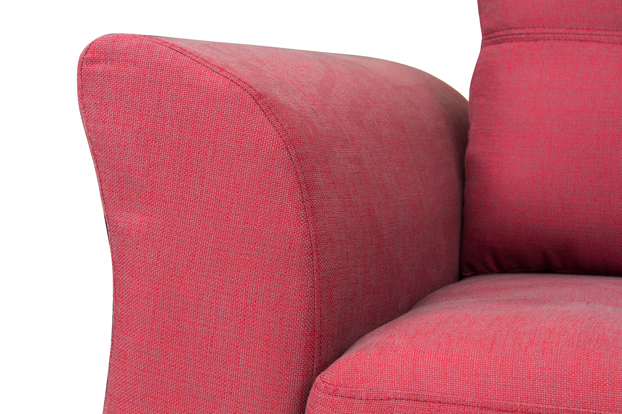 Bola Fabric 2 Seater Sofa In Blaze Red Colour